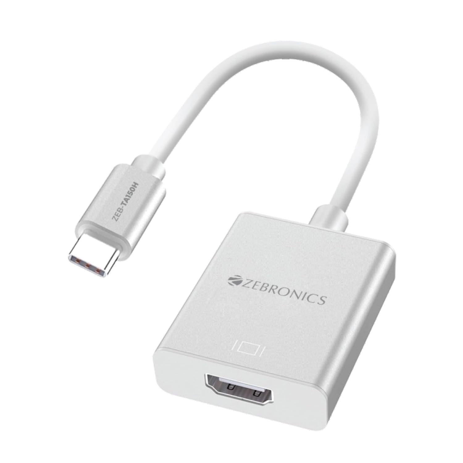 ZEBRONICS TA150H Type C to HDMI Converter HDMI 4K